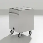 FWE Weather-All Ice Bin - 200-lb Capacity Stainless Steel