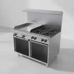 Garland US Range Garland/US Range G48-4G24SS 48" Gas Range with Griddle and Storage
