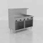 Garland US Range Garland/US Range G60-2G48SS 60" Gas Range with Griddle and Storage