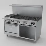 Garland US Range Garland/US Range G60-8G12RS 60" Gas Range with 8 Burners and Griddle