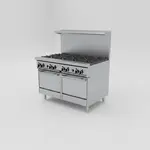 Garland US Range Garland/US Range GFE48-8LL Restaurant Gas Range with Space Saver Ovens