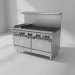Garland US Range Garland/US Range GFE60-8G12RR 60" Gas Range with Griddle & Ovens