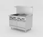 Garland US Range Garland/US Range U48-G48SS 48" Gas Range with Griddle & Storage