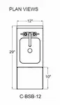 Glastender C-BSB-12