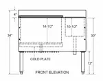 Glastender C-CBA-36L-CP10-ED
