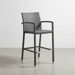 Grosfillex Havana Classic Outdoor Bar Stool with Arms