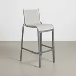 Grosfillex US300289 Sunset Stacking Barstool - Outdoor Armless Design