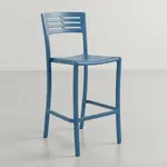 Grosfillex UT638680 Stacking Bar Stool for Outdoor Use
