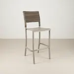 Grosfillex UT927181 Java Stacking Barstool - French Taupe