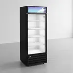 Hoshizaki FM-23-HC-BLK 1-Section Glass Door Merchandiser Freezer