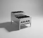 Jade Range JHPE-4-436 4 Burner Gas Hotplate - 15,000 BTU