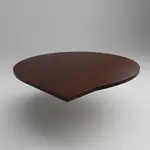 JMC Furniture SOLID WOOD 30 ROUND DARK MAHOGANY