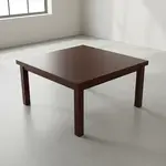JMC Furniture SOLID WOOD 36X36 DARK MAHOGANY