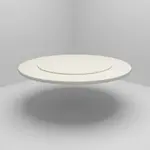 JMC Furniture TOPALIT 28 ROUND WHITE WOOD