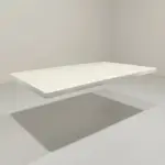 JMC Furniture TOPALIT 28X28 WHITE WOOD