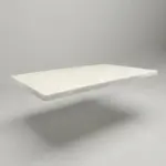 JMC Furniture TOPALIT 42 ROUND WHITE WOOD