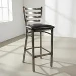 JMC Furniture WHITE HORSE CLEAR COAT BARSTOOL VINYL