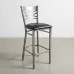 JMC Furniture X SERIES BARSTOOL CLEAR COAT VINYL