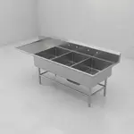 John Boos 3PB20284-1D24L