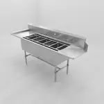 John Boos DT3PB244-2D24L