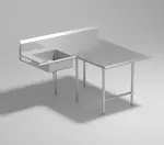 John Boos SDT4-L7072SBK-R