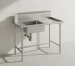 John Boos SDT4-S48SBK-R