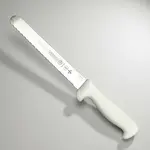 Mundial 8" Serrated Edge Slicer with White Handle