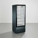 Norpole NPGR1-S9B 22" Black Swing Glass Door Merchandiser