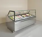Oscartek DIAMOND 1 GC30 Curved Gelato/Ice Cream Showcase