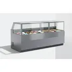 Oscartek ITALIA 3 Gelato/Ice Cream Round Tubs Display