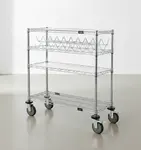 Quantum Food Service WRC-1436WSC Wine Display/Worktable Cart
