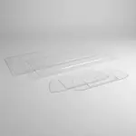 San Jamar 667307 Carlisle - Six Star™ Replacement Sneeze Guard