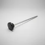 San Jamar 670600 Carlisle - Hardware for Sneeze Guard Post