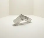 San Jamar 900131 Carlisle Sneeze Guard Assembly Block - 1"