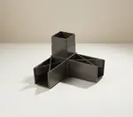 San Jamar 900331 Carlisle Sneeze Guard Assembly Block - 1-1/4"