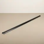 San Jamar 967503 Carlisle - Sneeze Guard Ridge Channel (6 ft, Aluminum, Black)