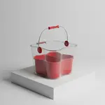 San Jamar KPP196RD-SplitCase