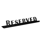 Service Ideas 1C-ST-RESERV-SIGN-BX