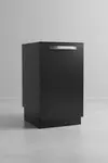 Summit Commercial DW184BADA Built-in Black Door Dishwasher