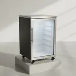 Summit Commercial SCR600BGLMBL Countertop Refrigerator