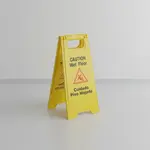 Thunder Group PLWFC024 Safety Floor Sign - Caution Wet Floor