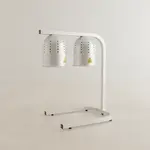 Thunder Group SEJ92000 Dual Heat Lamp with Adjustable Arm