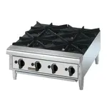 Toastmaster TMHP6 6 Burner Countertop Gas Hotplate / Range with Manual Controls - 22,000 BTU