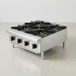 Toastmaster TMHP6 6 Burner Countertop Gas Hotplate / Range with Manual Controls - 22,000 BTU