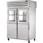 True Mfg. Pass-Thru Refrigerator - 56.0 cu. ft. with Glass & Solid Doors