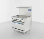 Turbo Air TAR-36G-LP Restaurant Gas Range with Griddle and Standard Oven