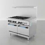 Turbo Air TARG-6B12G 48" Restaurant Gas Range with Ovens and Griddle