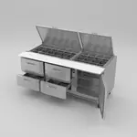 Victory Refrigeration VSPD72HC-30B-4