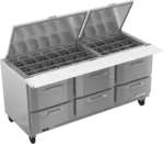Victory Refrigeration VSPD72HC-30B-6