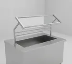 Vollrath 89272 Traditional Breath Guard for Buffet Serving